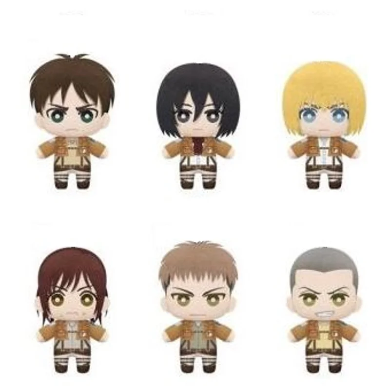 ATTACK ON TITAN - Tomonui Plush 15cm - 1 Unidade Aleatória